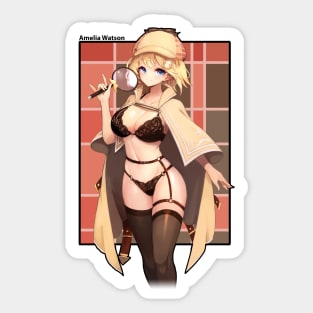 Watson Amelia In UnderWear, Hololive Sticker